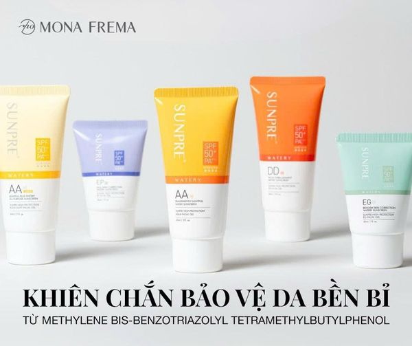 KHIÊN CHẮN BẢO VỆ DA BỀN BỈ TỪ METHYLENE BIS-BENZOTRIAZOLYL TETRAMETHYLBUTYLPHENOL