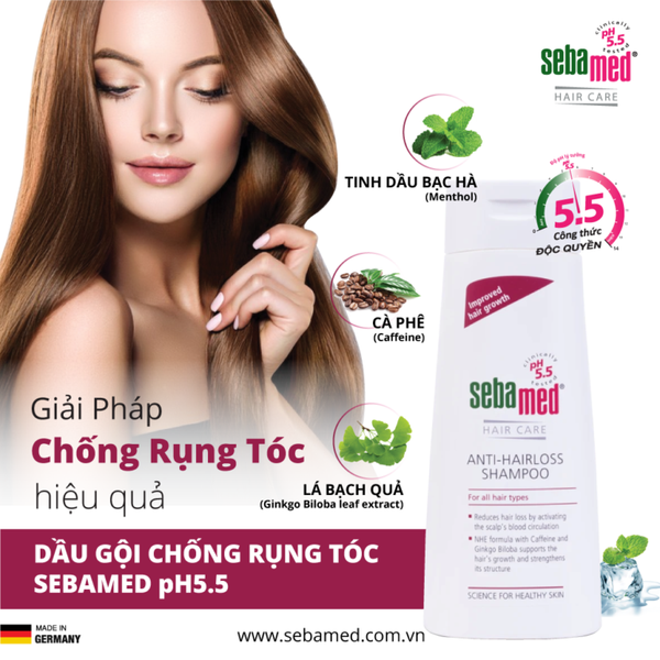 Dầu gội chống rụng tóc Sebamed pH5.5