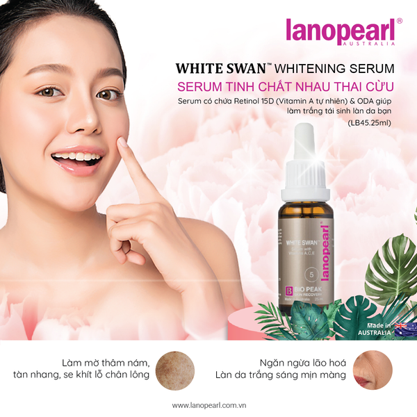 Lanopearl cặp đôi vàng phục hồi làn da sau lazzer