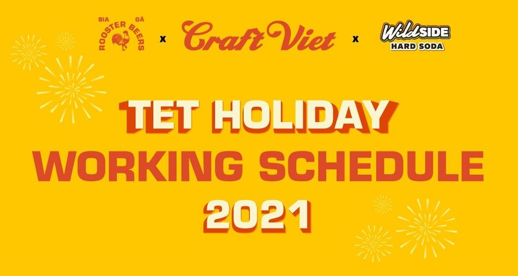 CRAFTVIET TET HOLIDAY WORKING SCHEDULE