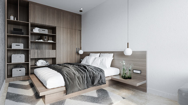 phòng ngủ phong cách thiết kế nội thất đương đại 2