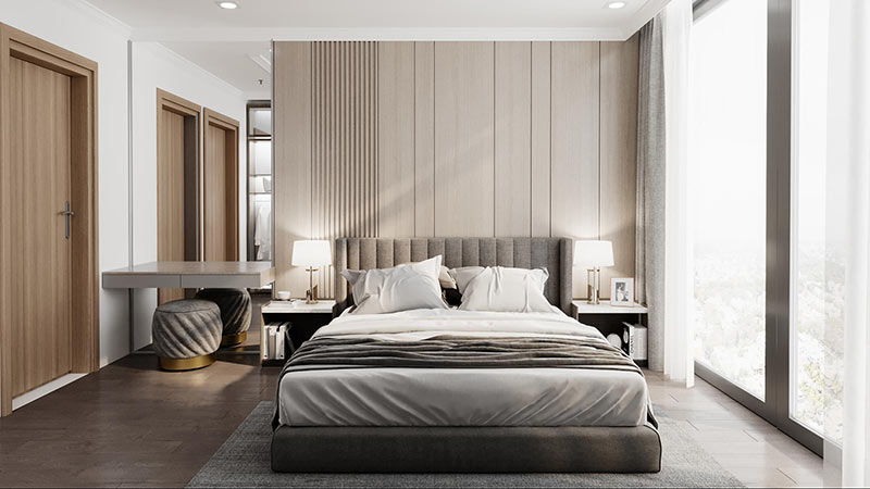 phòng ngủ phong cách thiết kế nội thất đương đại