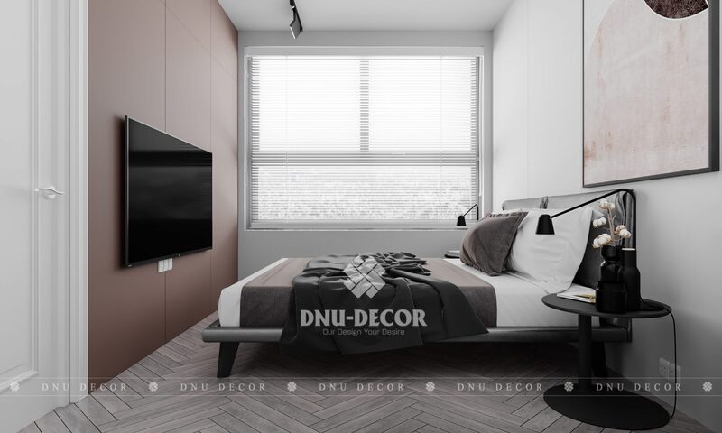 mẫu thiết kế nội thất phòng ngủ nhà phố 50m2 4