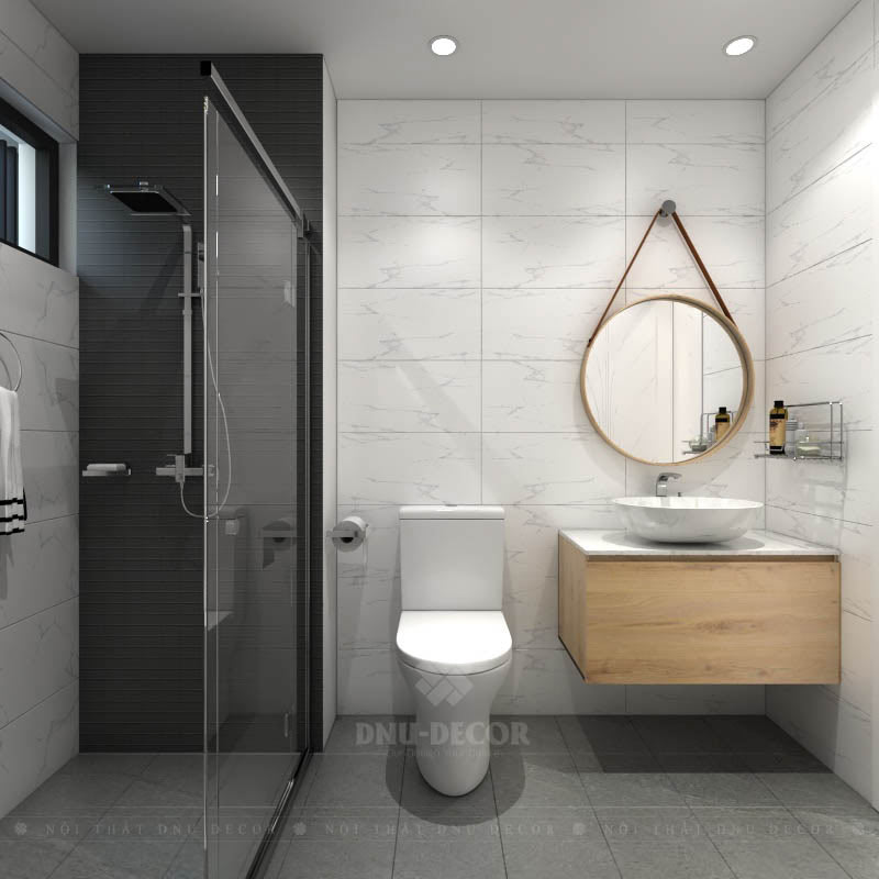 thiết kế nội thất phòng tắm chung cư 60m2 2