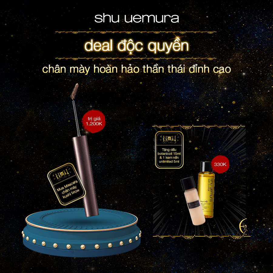 mascara dành cho lông mày kushi brow
