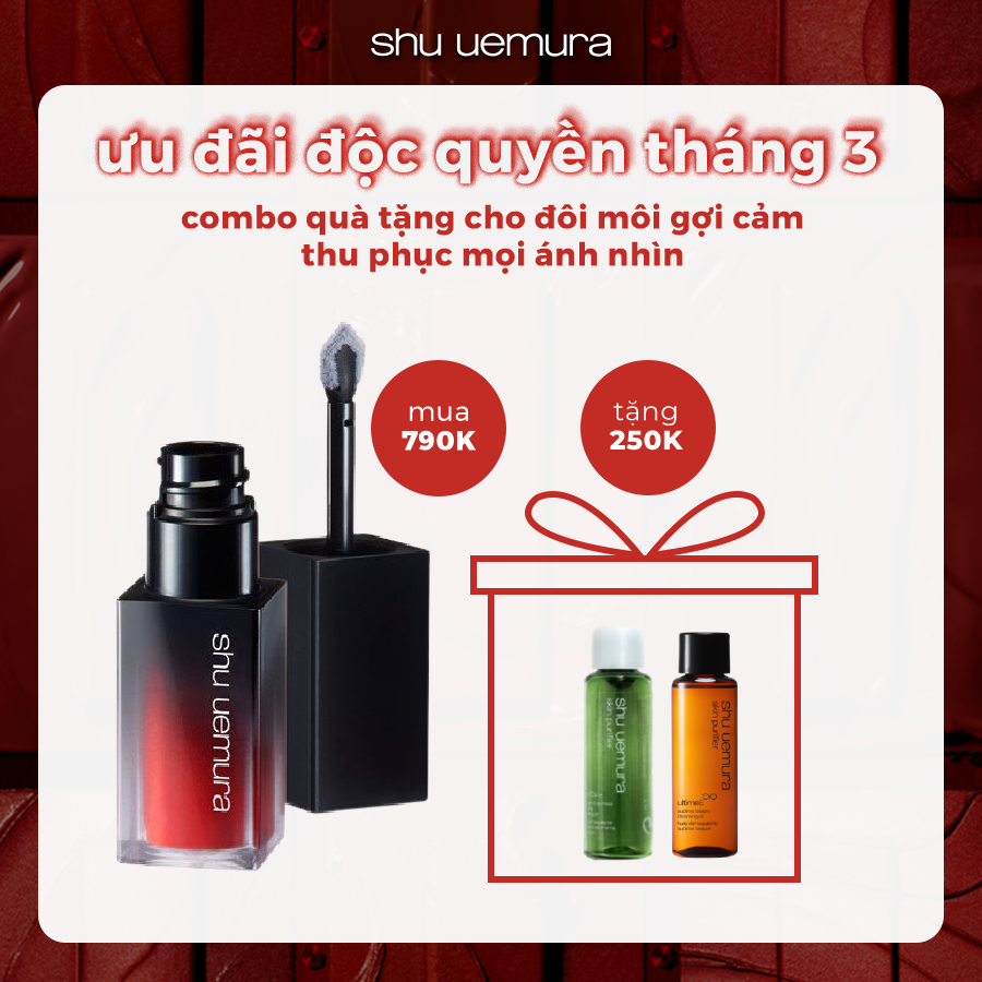 son kem lì shu uemura rouge unlimited liquid matte