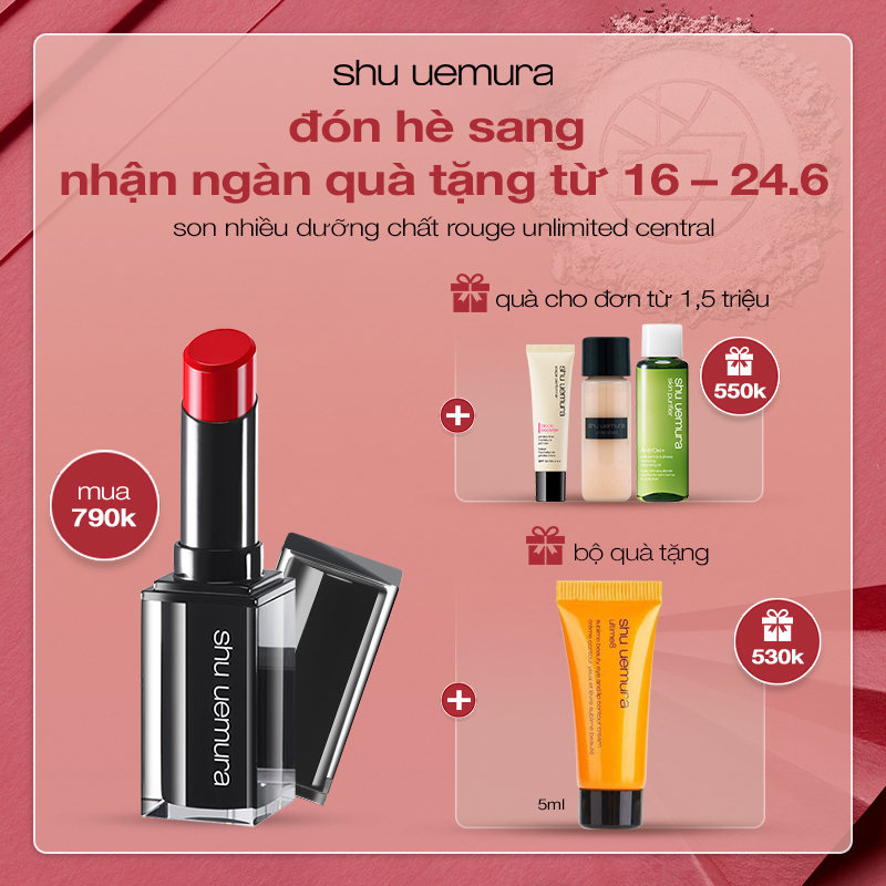 bộ son lì lâu trôi rouge unlimited matte