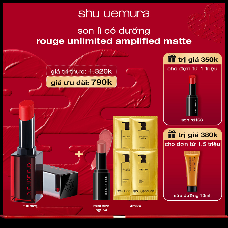 [VLT] set son lì dưỡng ẩm amplified matte new packaging