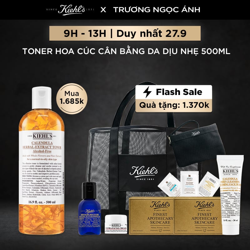 [TNA] Flash Deal (27/09) - Nước Cân Bằng Calendula Herbal Extract Alcohol-Free Toner 500ml