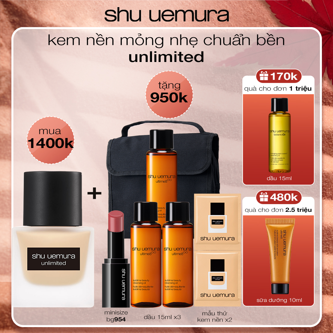 [oct] kem nền mỏng nhẹ chuẩn bền unlimited