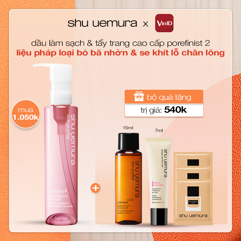 [omg] dầu porefinist 2 làm sạch và tẩy trang 150ml