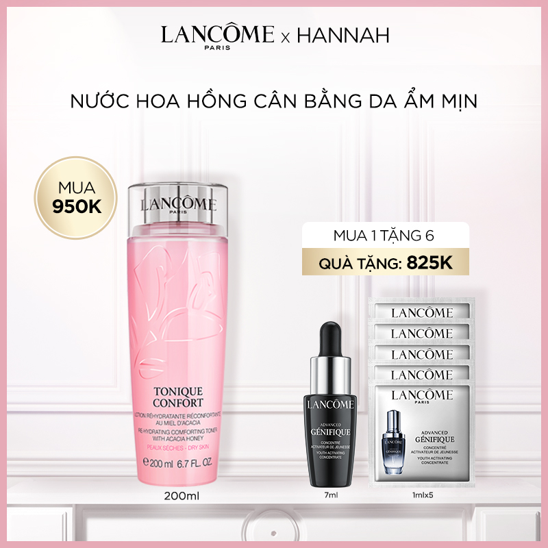 [hannah] Nước Cân Bằng Độ Ẩm Da Confort Tonique 200ml