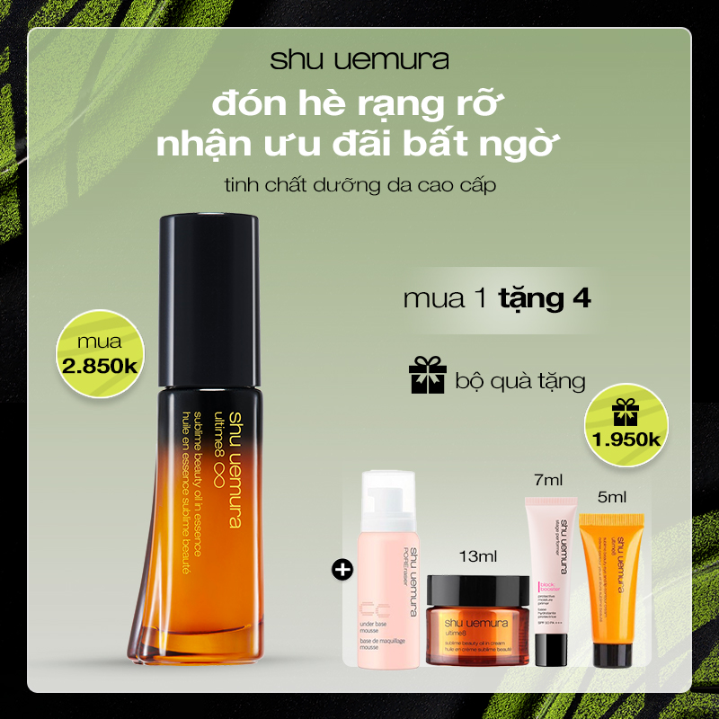 bộ tinh chất dưỡng da ultime8 oil in essence