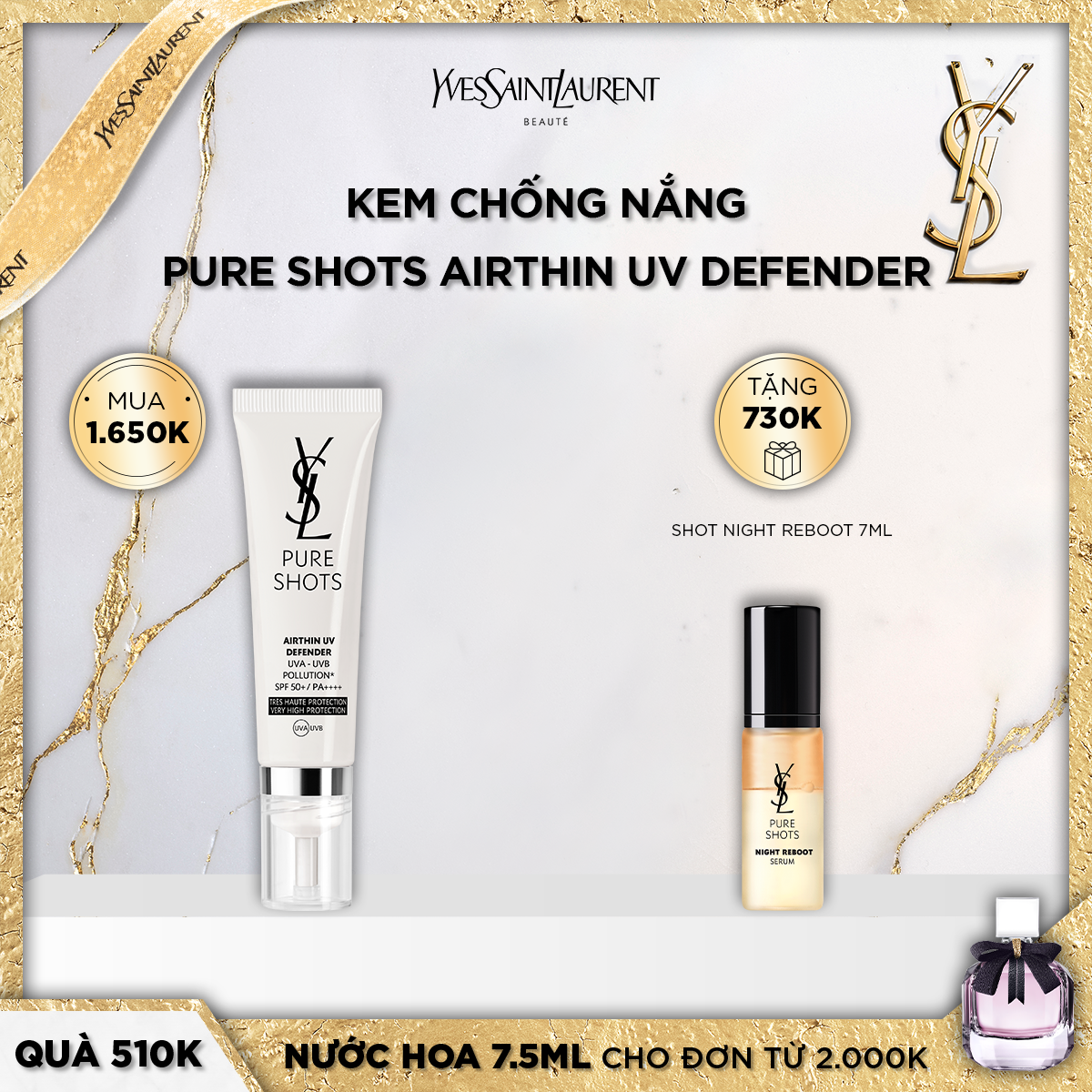 Kem Chống Nắng Bảo Vệ Da Pure Shots Airthin UV Defender