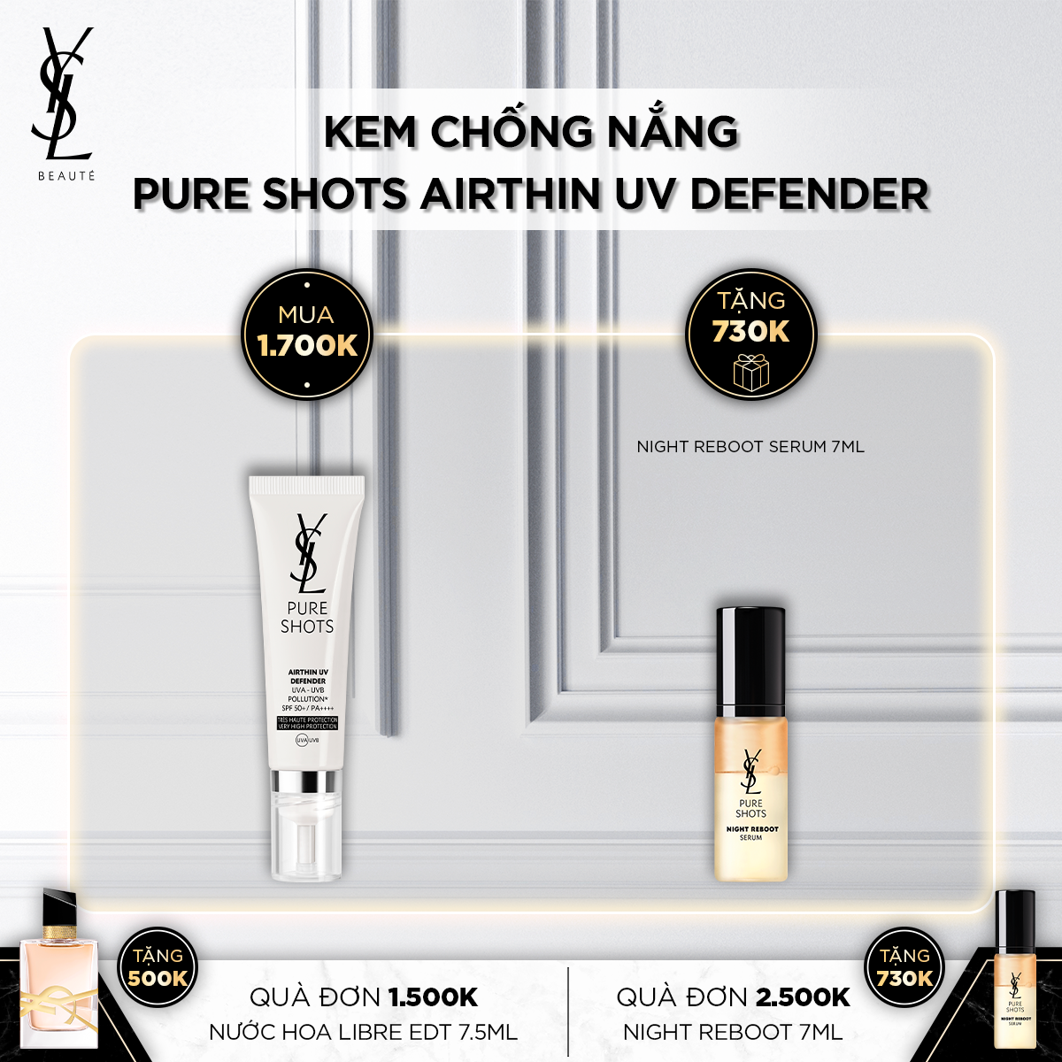 Kem Chống Nắng Da Pure Shots Airthin UV Defender