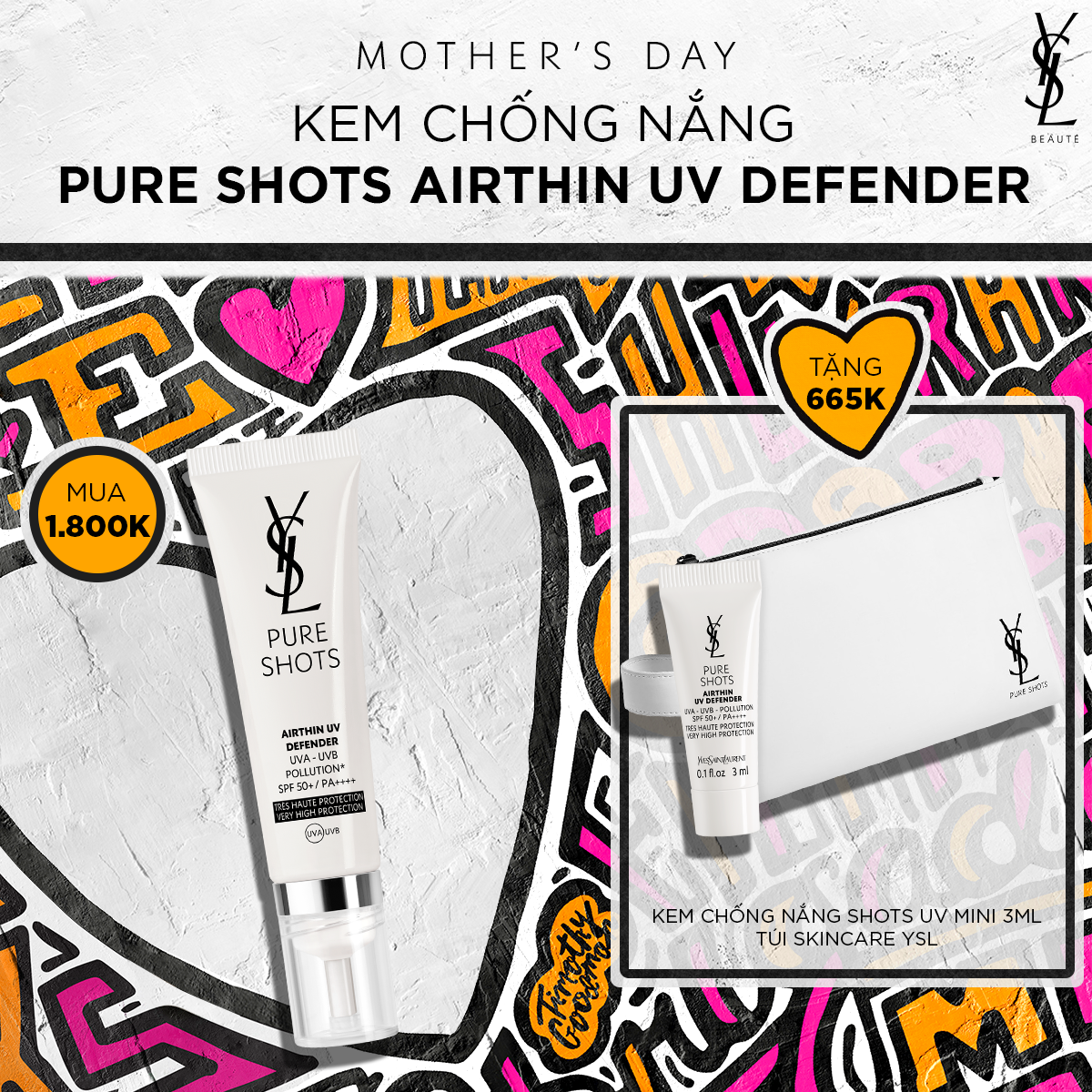 [MAY] Kem chống nắng Pure Shots Airthin UV Defender