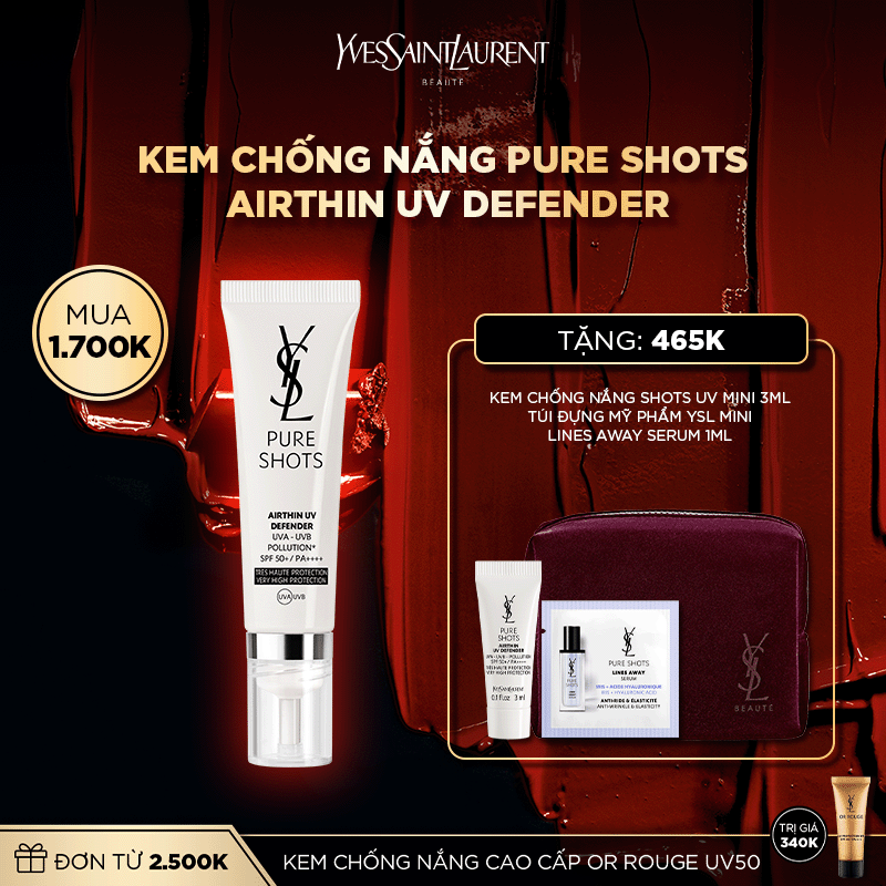 [PRO] Kem chống nắng Pure Shots Airthin UV Defender