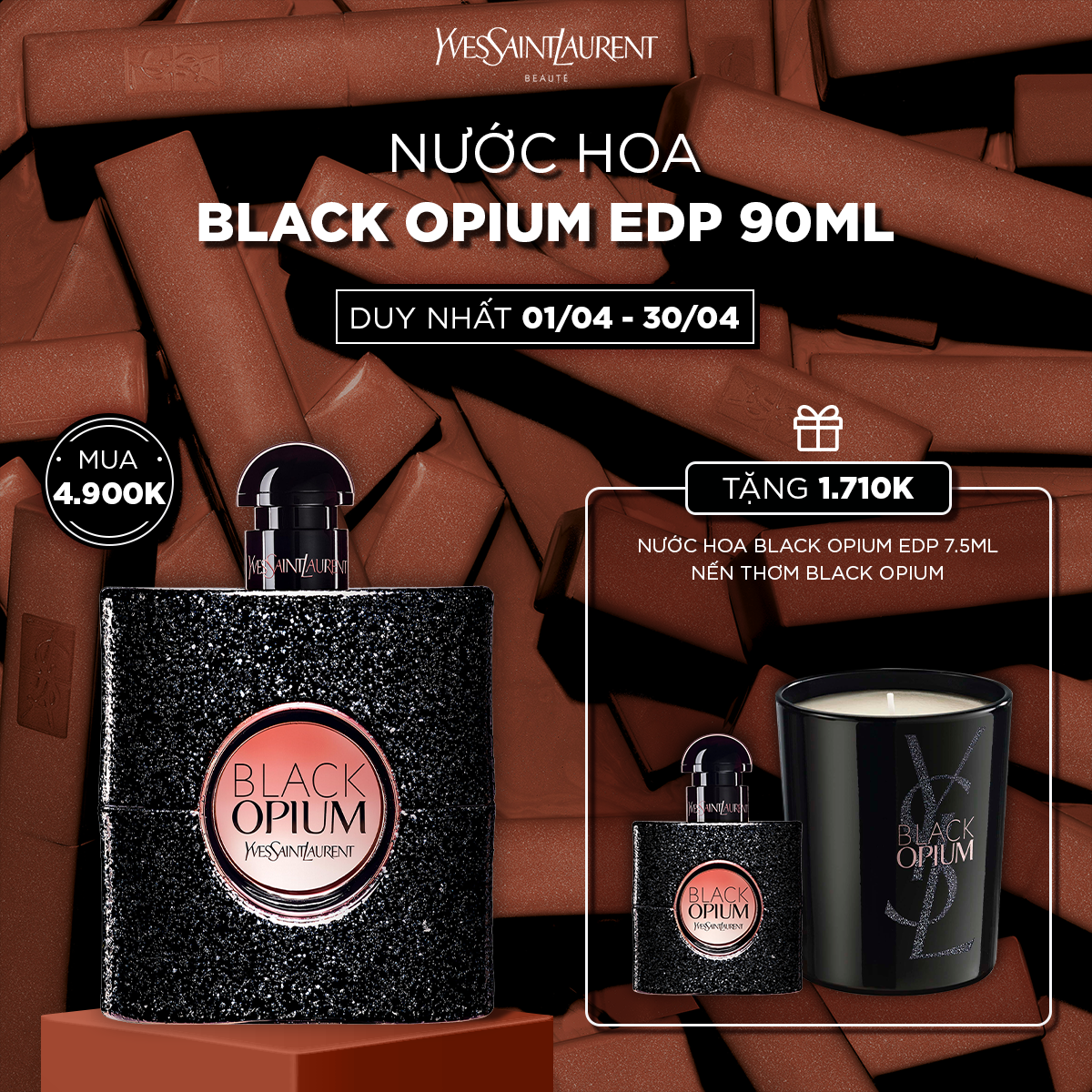 [APR] Nước hoa Black Opium EDP 90ml