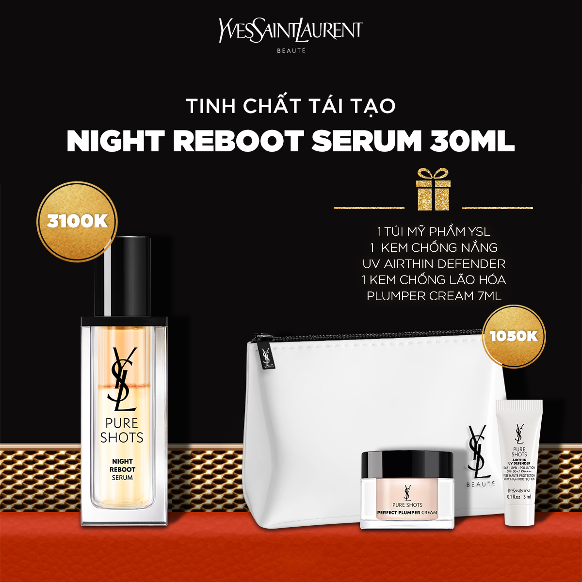 Set Pure Shots Night Reboot Serum