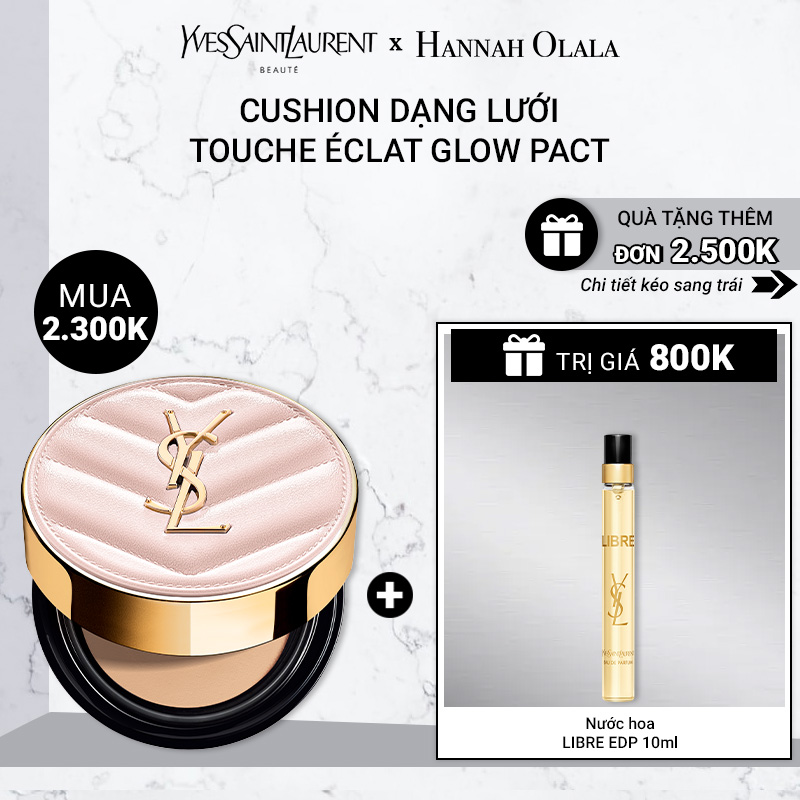 [OCT x HANNAH] Cushion dạng lưới Touche Éclat Glow Pact 2