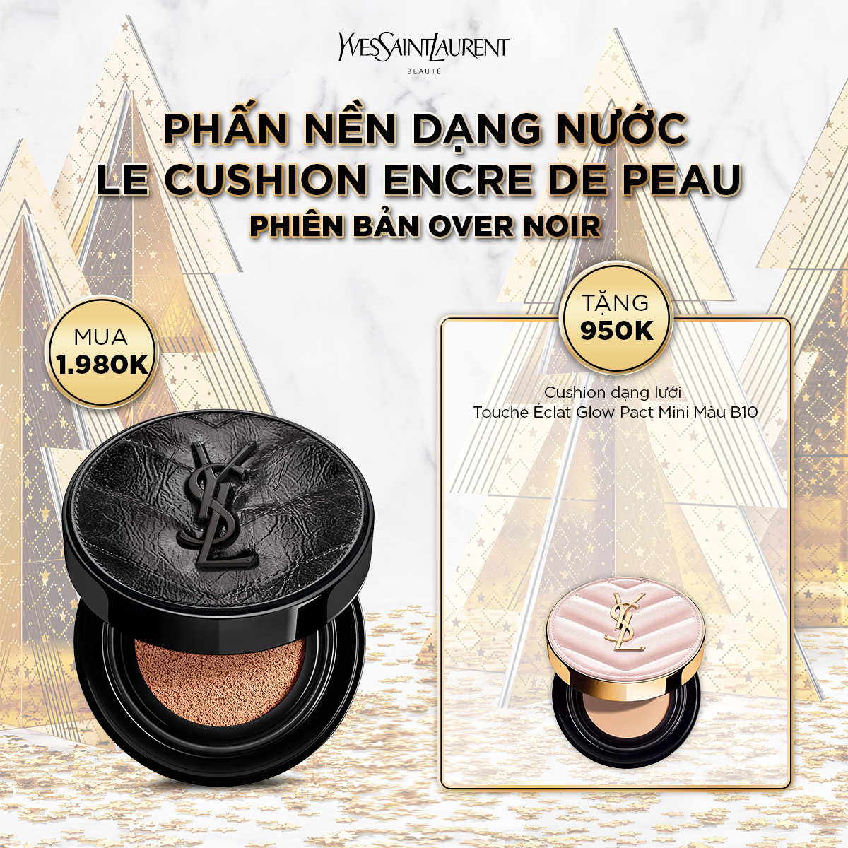 [HP02] Le Cushion Encre de Peau phiên bản Over Noir