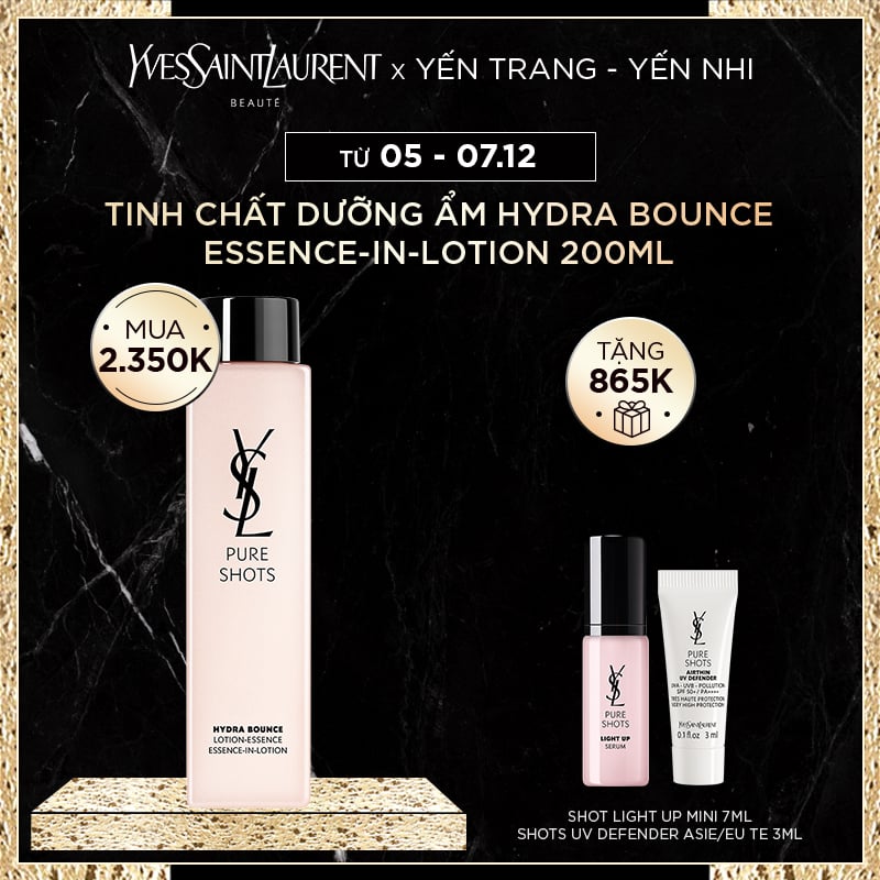 [YT-YN] Deal 1 Tinh Chất Pure Shots Hydra Bounce Essence-in-Lotion