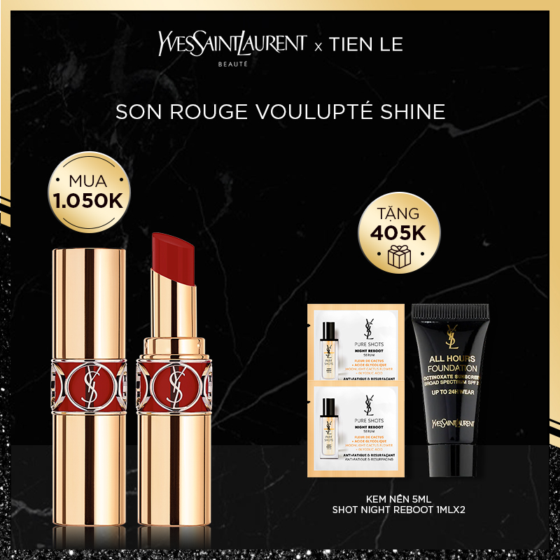 [TIENLE] Bộ NEW' Son môi dưỡng ẩm Rouge Volupté Shine