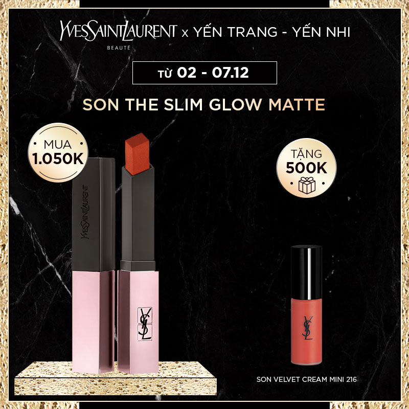 [YT-YN] Son Dạng Lì The Slim Glow Matte