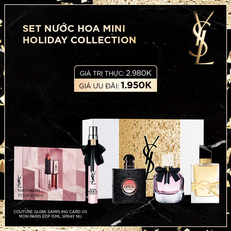 [BLACK FRIDAY] Set Nước Hương Thơm Hoa Mini - Holiday Collection