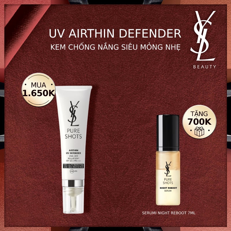 Kem chống nắng Airthin UV Defender 30ml