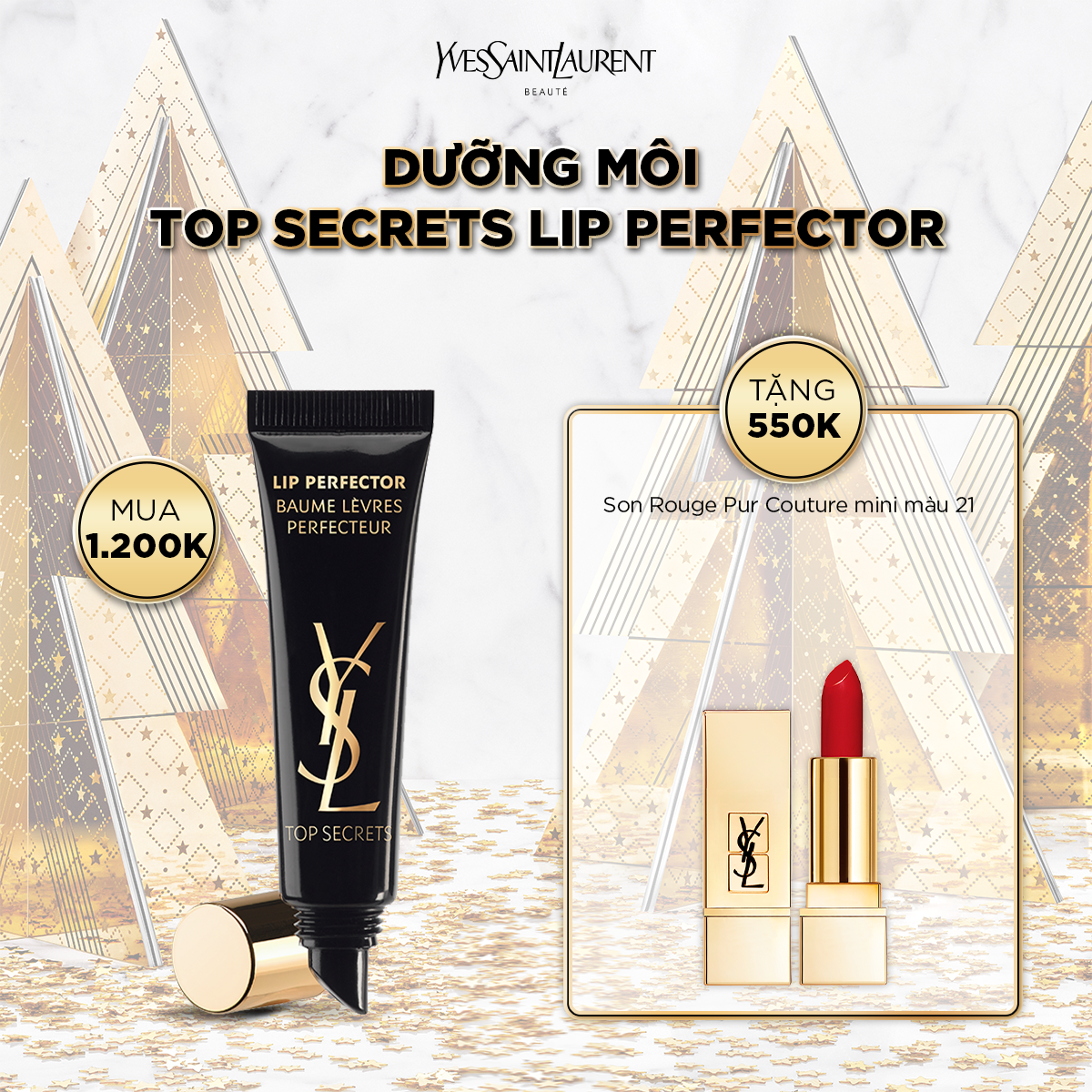 [XMAS] Dưỡng môi Top Secrets Lip Perfector