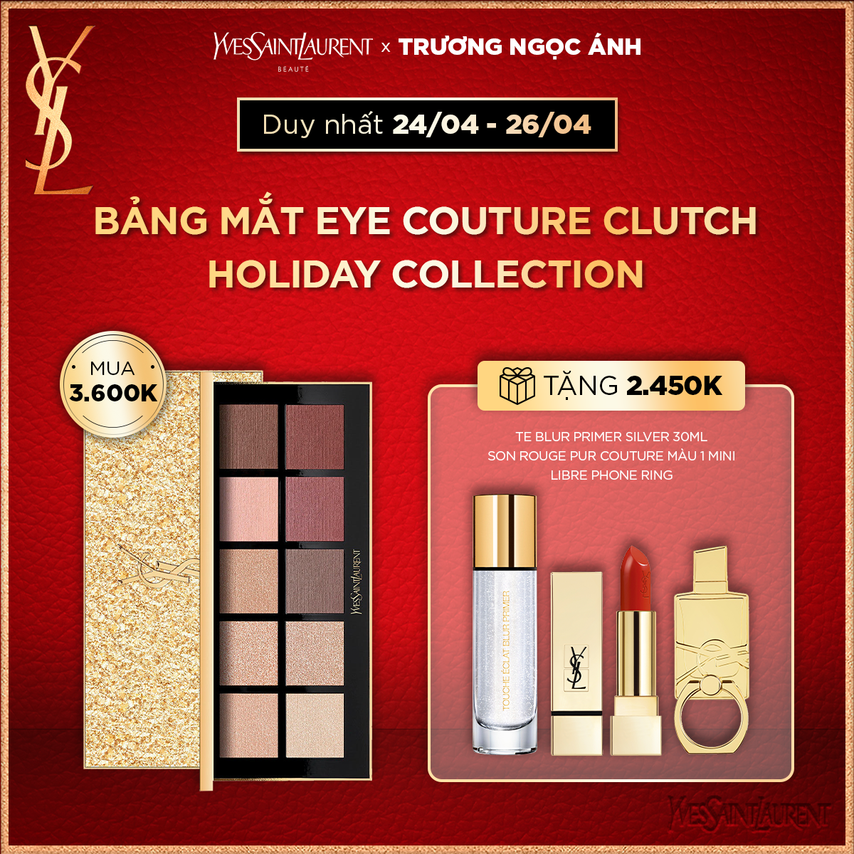 [TNA] Bảng mắt Eye Couture Clutch - Holiday Collection