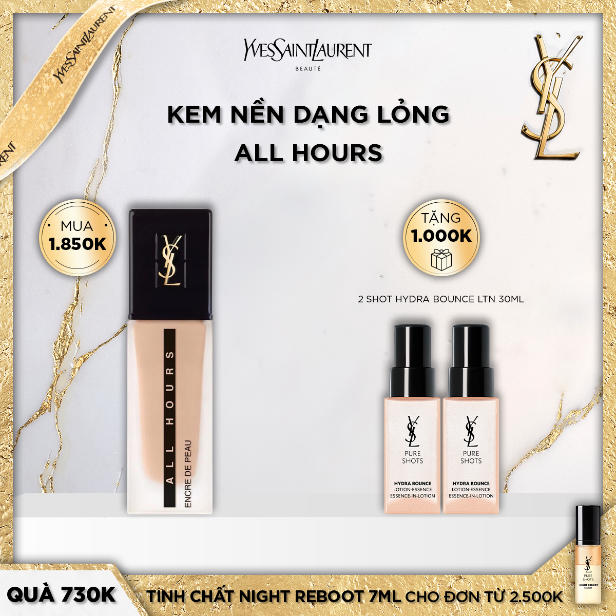 Set Kem nền dạng lỏng All Hours