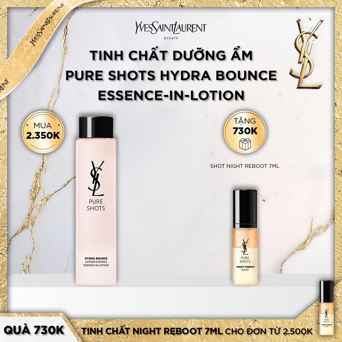 Set Pure Shots Hydra Bounce Essence-in-Lotion