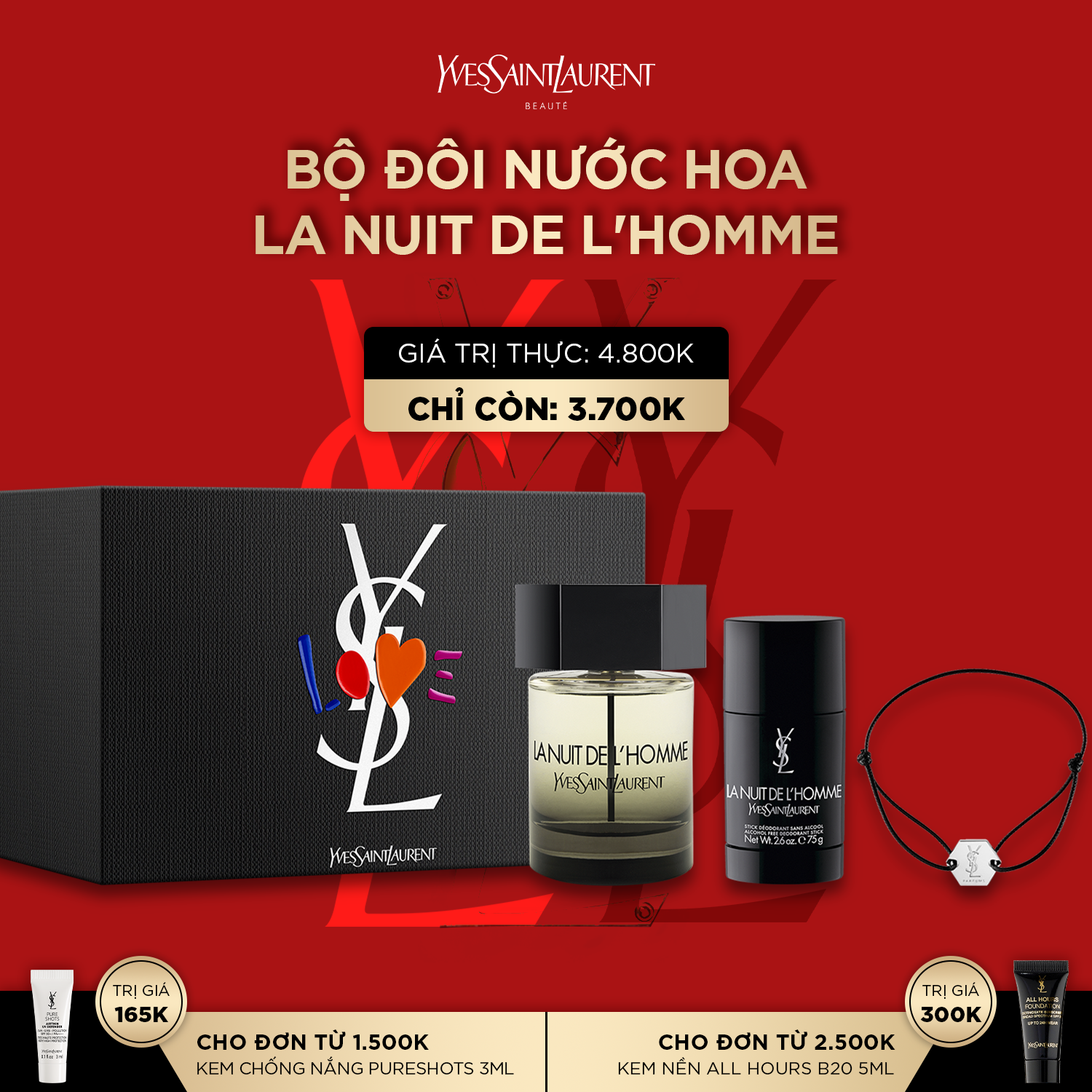 [SUN] Bộ đôi nước hoa La Nuit De L'Homme - Father's Day Gift Set