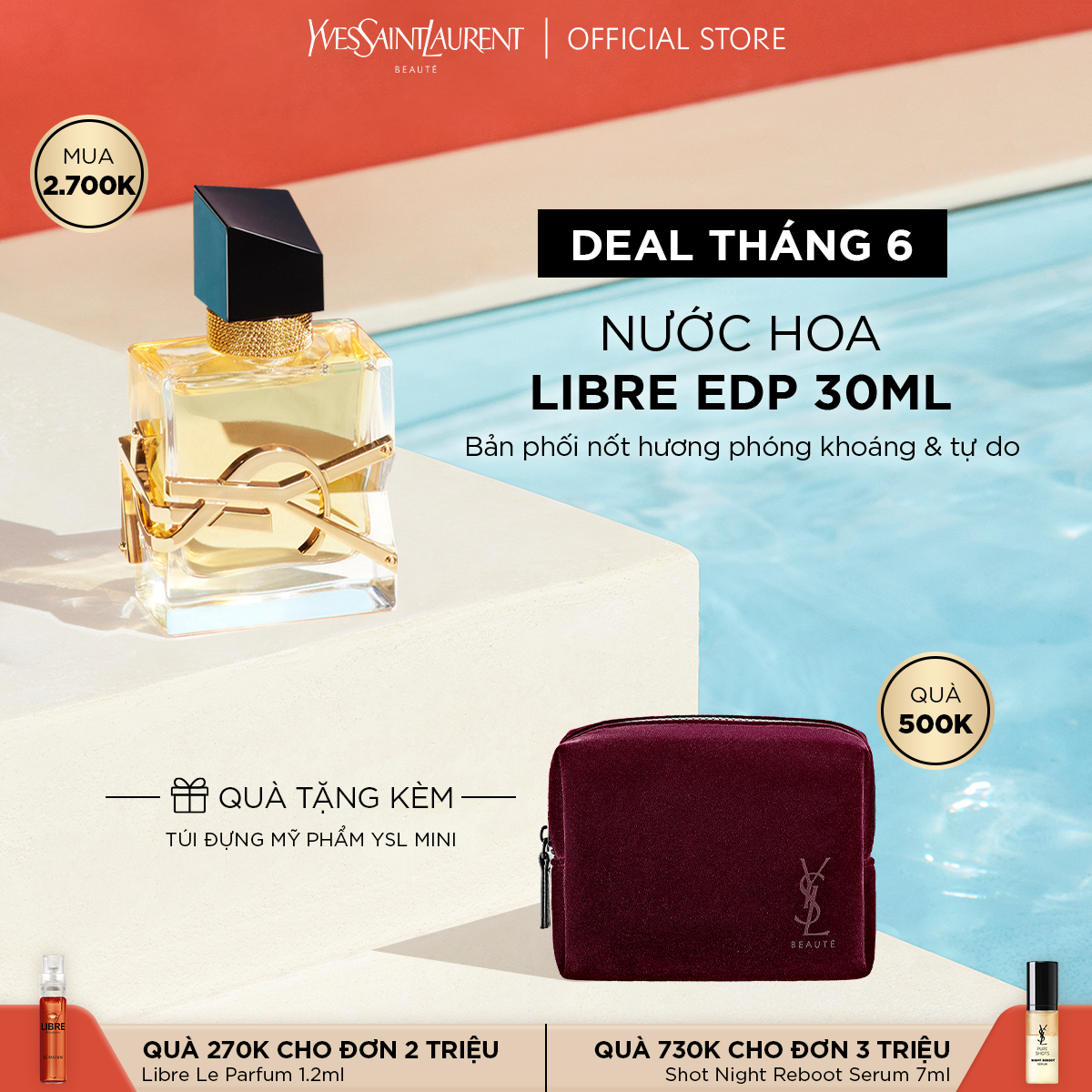 [JUN] Nước hoa Libre EDP 30ml