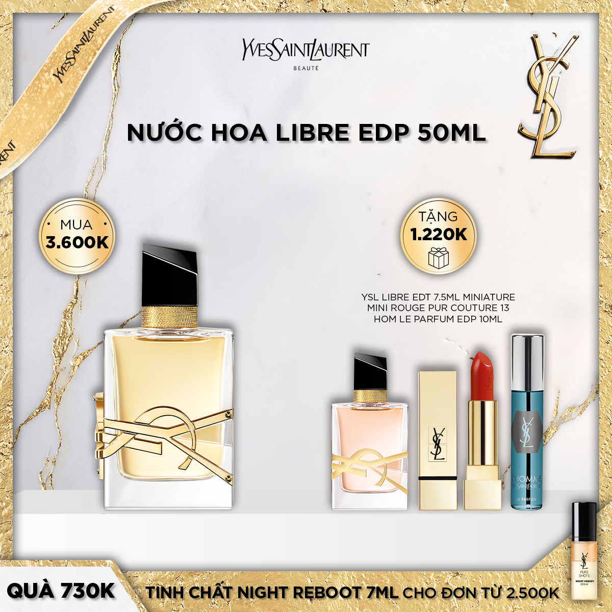 Set Nước hoa Libre EDP 50ml