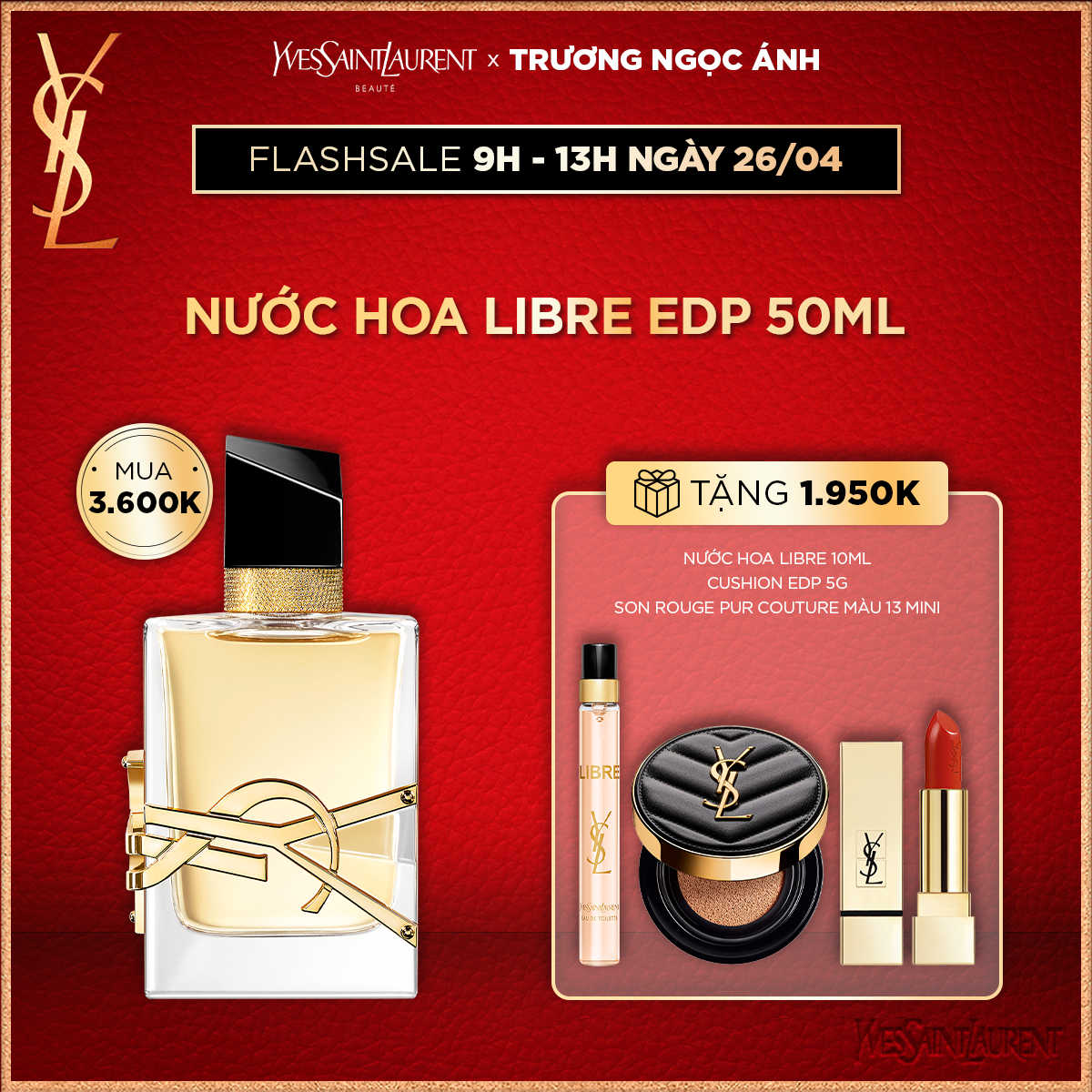 [TNA] Flash Deal - Nước hoa Libre EDP 50ml