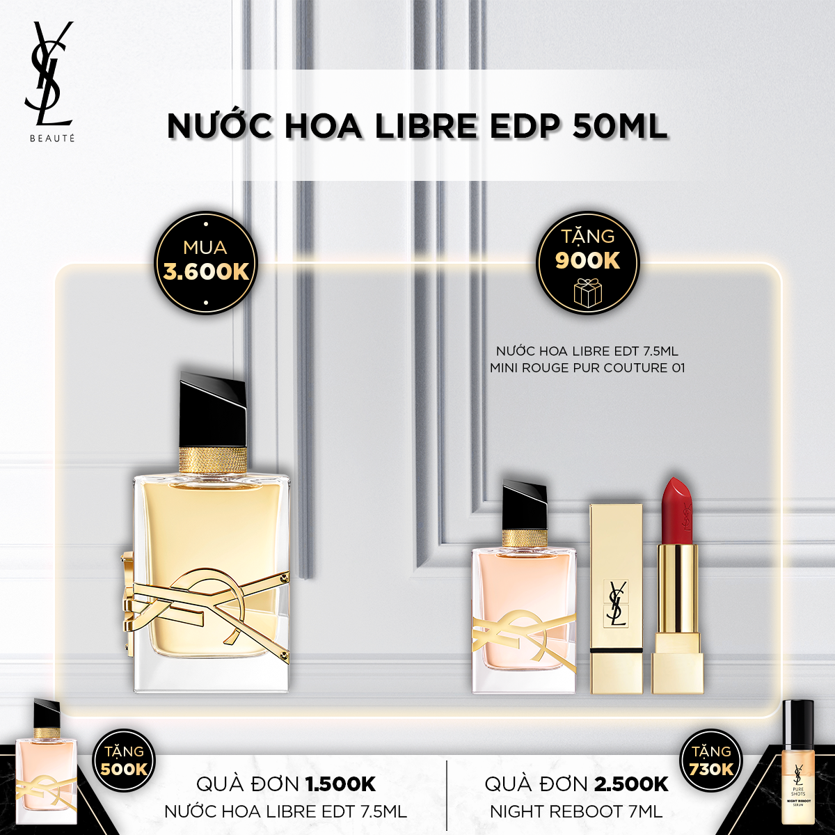 Nước Hoa Quyến Rũ Libre EDP 50ml