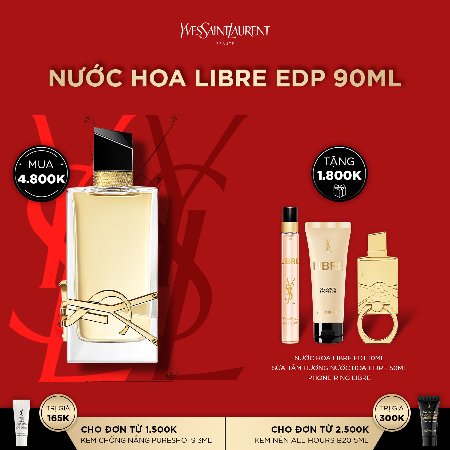 [SUN] Nước hoa Libre EDP 90ml