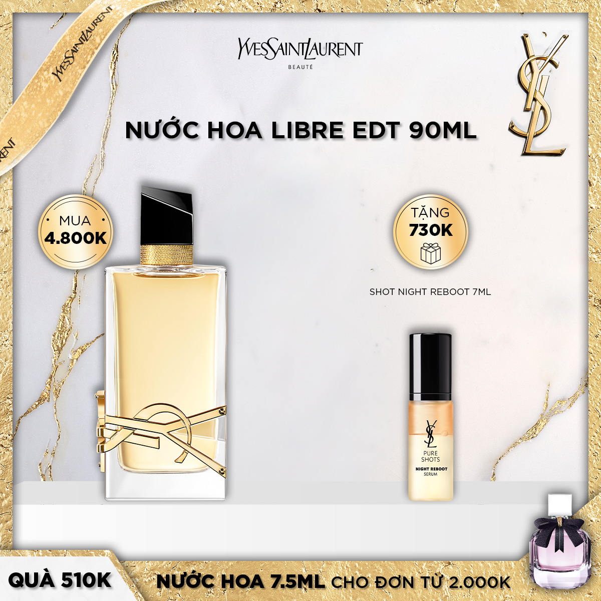 Nước hoa hương thơm Libre EDP 90ml