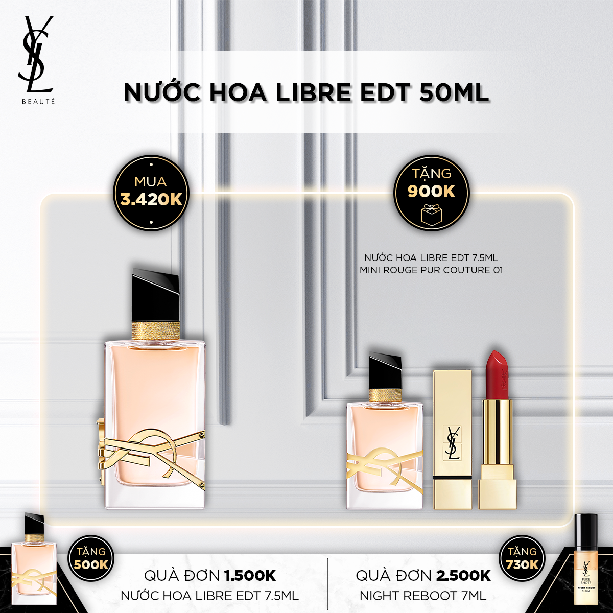 Nước Hoa Quyến Rũ Libre EDT 50ml