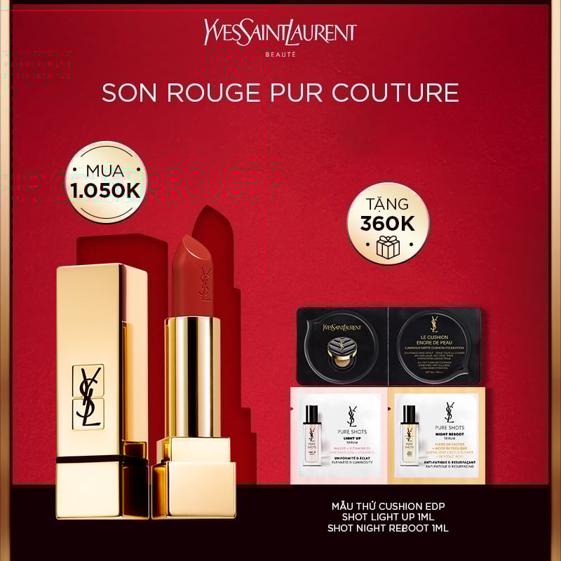 [7.7] Son môi Rouge Pur Couture
