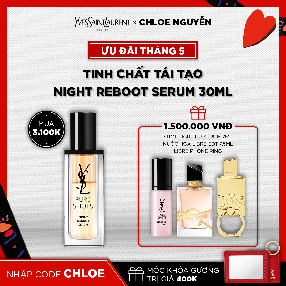 [CHLOE] Pure Shots Night Reboot Serum