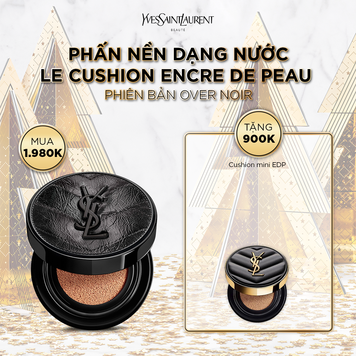 [XMAS] Le Cushion Encre de Peau phiên bản Over Noir