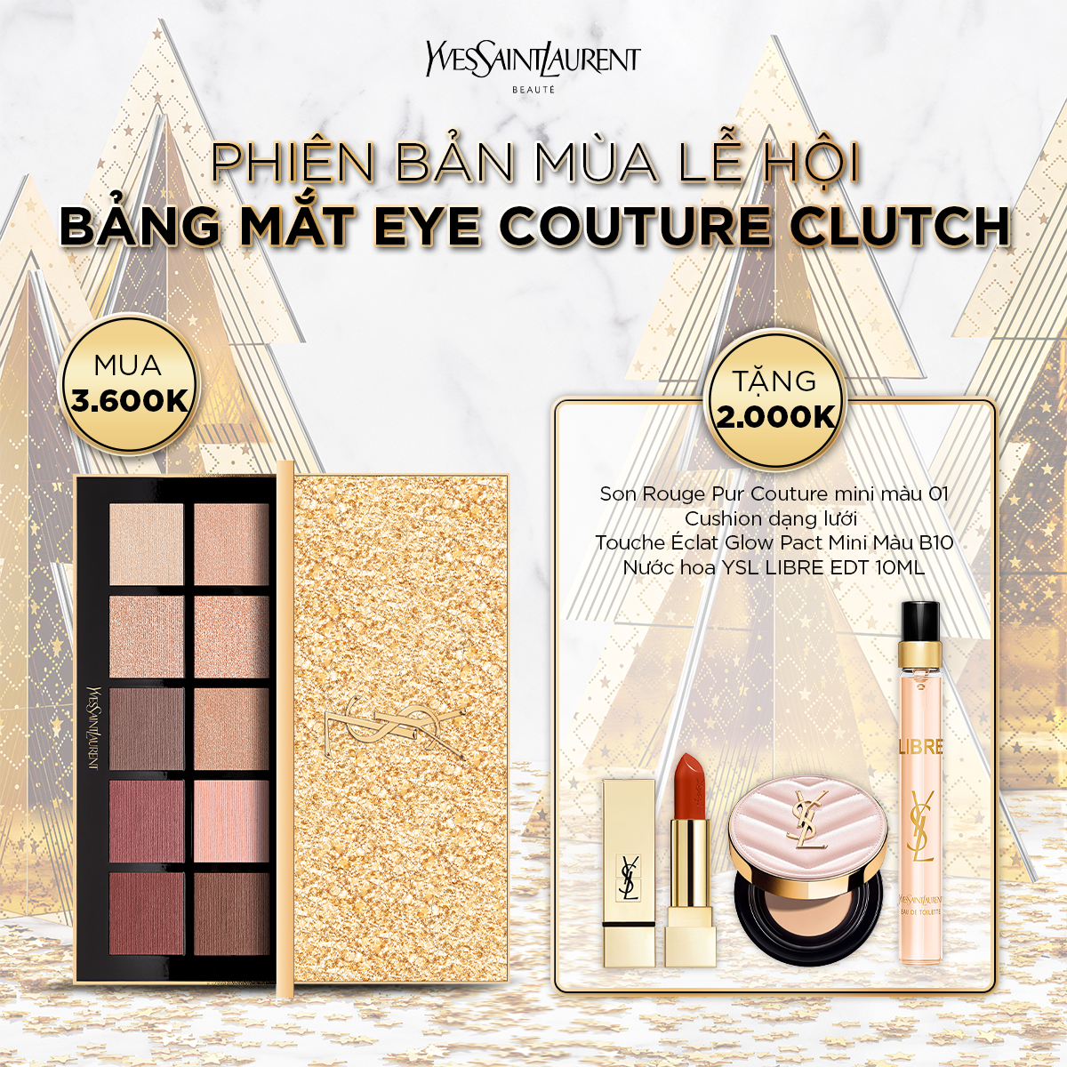 [XMAS] Bảng mắt Eye Couture Clutch - Holiday Collection