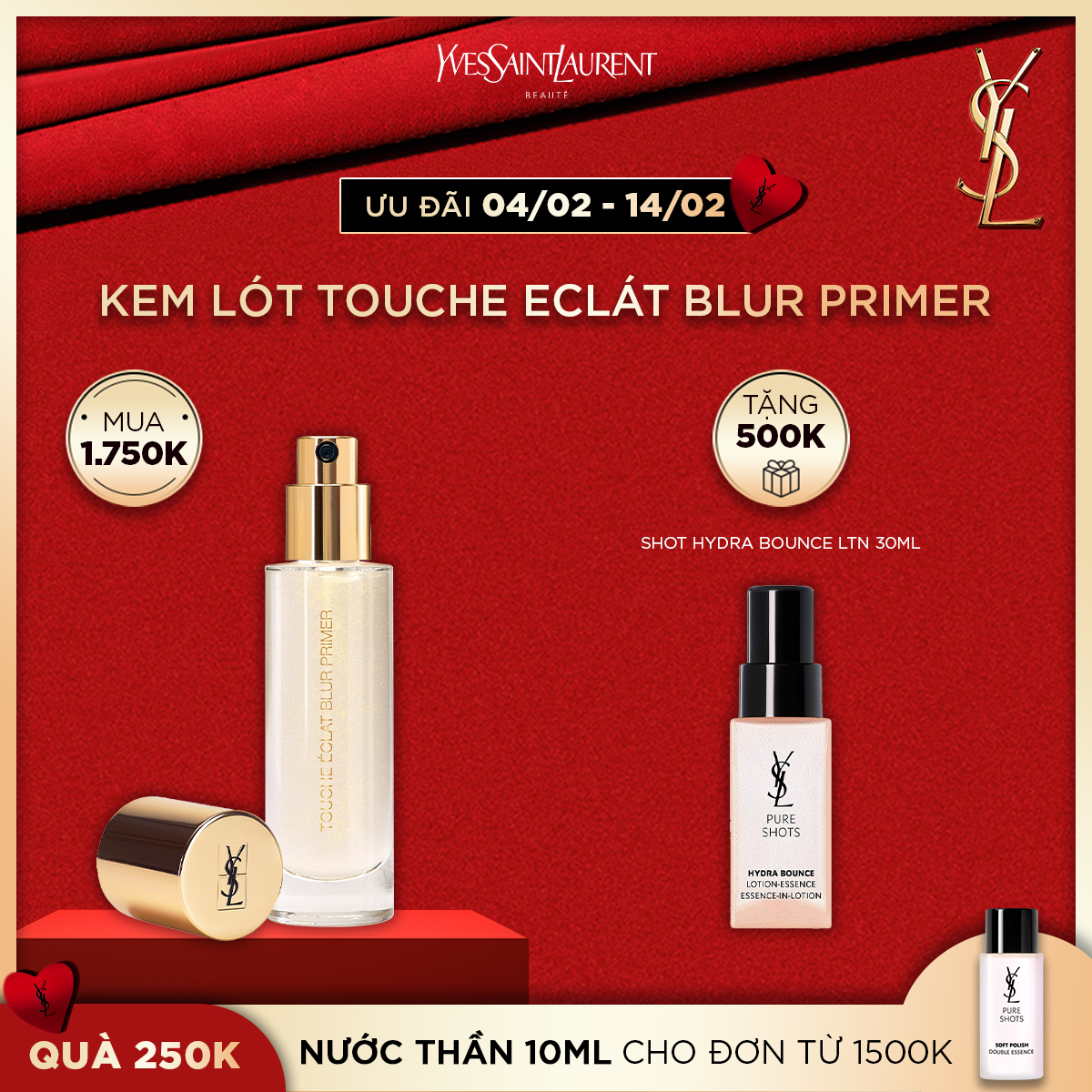 [VLT] Kem Lót Giàu Dưỡng Chất Touche Eclát Blur Primer