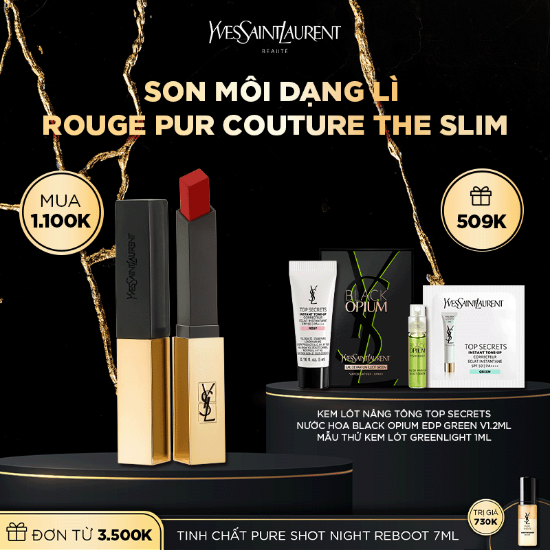 [OCT] Son Môi Dạng Lì Rouge Pur Couture The Slim