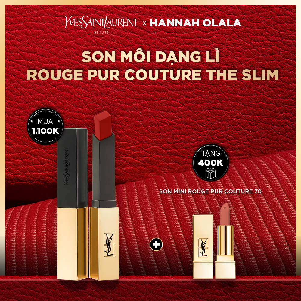 [AUGHN] Son Môi Dạng Lì Rouge Pur Couture The Slim
