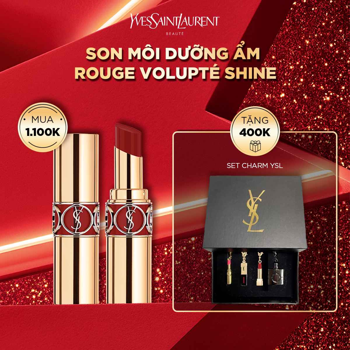 [NY] NEW' Son môi dưỡng ẩm Rouge Volupté Shine